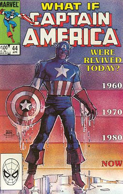 couverture, jaquette What If ? 44  - What If...Captain America Were Not Revived Until Today?What If? - Issues (1977  - 1984) (Marvel) Comics