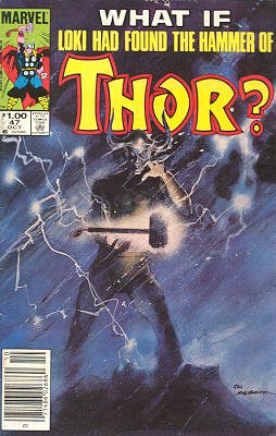 couverture, jaquette What If ? 47  - What If...Loki Found Thor's Hammer First?What If? - Issues (1977  - 1984) (Marvel) Comics