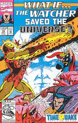 couverture, jaquette What If ? 39  - What If the Watcher Saved The Multiverse?What If...? - Issues (1989  - 1998) (Marvel) Comics