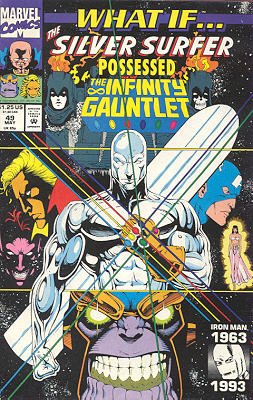 couverture, jaquette What If ? 49  - What if the Silver Surfer Possessed the Infinity Gauntlet?What If...? - Issues (1989  - 1998) (Marvel) Comics