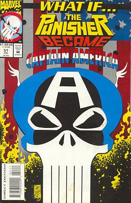 couverture, jaquette What If ? 51  - What If the Punisher had Become Captain America?What If...? - Issues (1989  - 1998) (Marvel) Comics