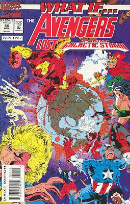 couverture, jaquette What If ? 55  - What If the Avengers Lost Operation Galactic Storm?What If...? - Issues (1989  - 1998) (Marvel) Comics