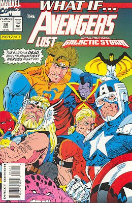 couverture, jaquette What If ? 56  - What If the Avengers Lost Operation Galactic Storm? Part TwoWhat If...? - Issues (1989  - 1998) (Marvel) Comics