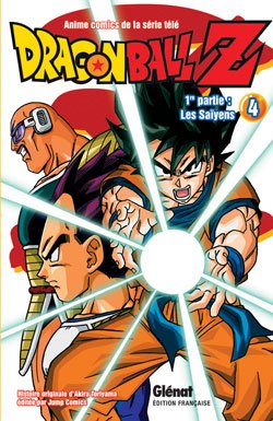couverture, jaquette Dragon Ball Z - 1ère partie : Les Saïyens 4  (Glénat Manga) Anime comics