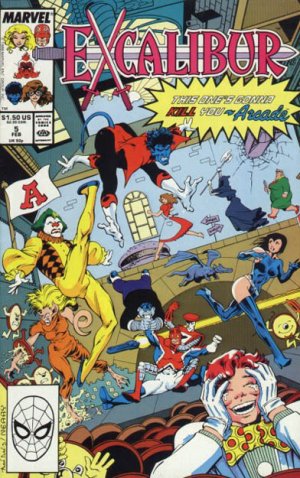 couverture, jaquette Excalibur 5  - Send in the ClownsIssues V1 (1988 - 1998) (Marvel) Comics