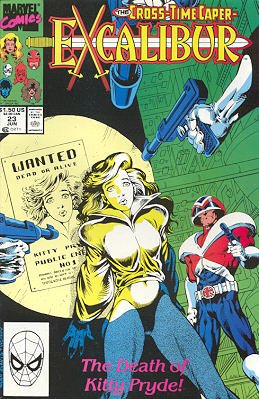 couverture, jaquette Excalibur 23  - Here Comes the JudgeIssues V1 (1988 - 1998) (Marvel) Comics