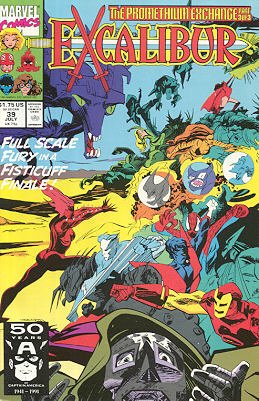 couverture, jaquette Excalibur 39  - Heart of the MatterIssues V1 (1988 - 1998) (Marvel) Comics