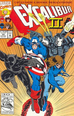 couverture, jaquette Excalibur 59  - Enter... The PantherIssues V1 (1988 - 1998) (Marvel) Comics