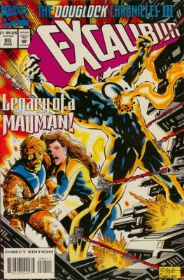 couverture, jaquette Excalibur 80  - Out of TimeIssues V1 (1988 - 1998) (Marvel) Comics