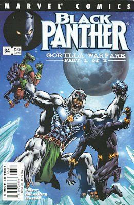 couverture, jaquette Black Panther 34  - Hell(o), I Must Be GoingIssues V3 (1998 - 2003) (Marvel) Comics