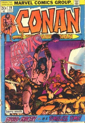 couverture, jaquette Conan Le Barbare 19  - Hawks from the Sea!Issues V1 (1970 - 1993) (Marvel) Comics