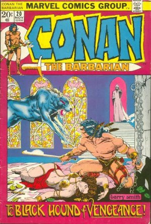 couverture, jaquette Conan Le Barbare 20  - The Black Hound of VengeanceIssues V1 (1970 - 1993) (Marvel) Comics