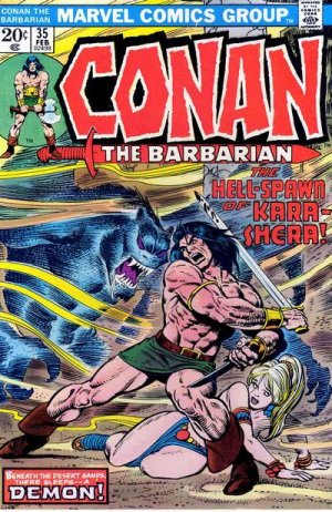 couverture, jaquette Conan Le Barbare 35  - The Hell-Spawn Of Kara-ShehrIssues V1 (1970 - 1993) (Marvel) Comics