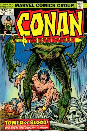 couverture, jaquette Conan Le Barbare 43  - Tower Of BloodIssues V1 (1970 - 1993) (Marvel) Comics