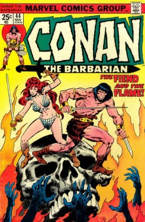 couverture, jaquette Conan Le Barbare 44  - Of Flame And The Fiend!Issues V1 (1970 - 1993) (Marvel) Comics