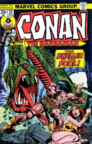 couverture, jaquette Conan Le Barbare 50  - The Dweller in the Pool!Issues V1 (1970 - 1993) (Marvel) Comics