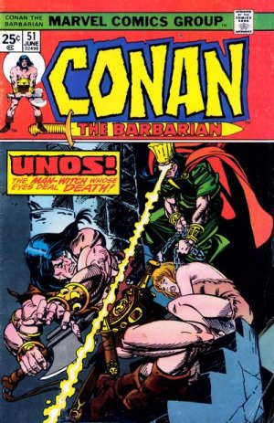 couverture, jaquette Conan Le Barbare 51  - Man Born of Demon!Issues V1 (1970 - 1993) (Marvel) Comics