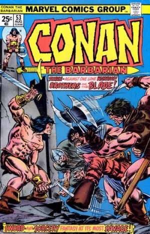 couverture, jaquette Conan Le Barbare 53  - Brothers of the Blade!Issues V1 (1970 - 1993) (Marvel) Comics