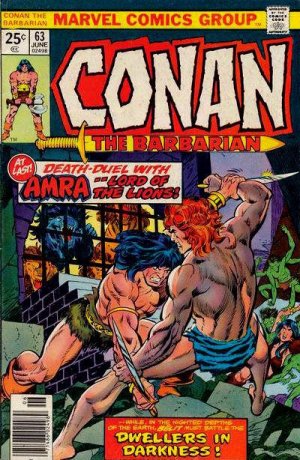 couverture, jaquette Conan Le Barbare 63  - Death Among the Ruins!Issues V1 (1970 - 1993) (Marvel) Comics