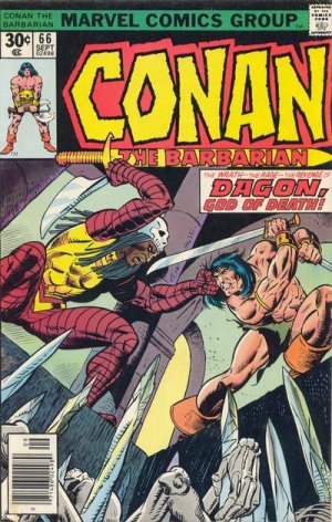 couverture, jaquette Conan Le Barbare 66  - Daggers and Death-Gods!Issues V1 (1970 - 1993) (Marvel) Comics