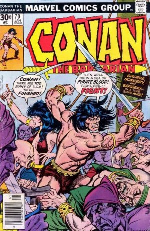couverture, jaquette Conan Le Barbare 70  - The City In The Storm!Issues V1 (1970 - 1993) (Marvel) Comics