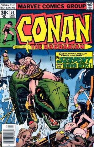 couverture, jaquette Conan Le Barbare 74  - The Battle at the Black Walls!Issues V1 (1970 - 1993) (Marvel) Comics