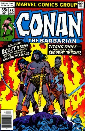 couverture, jaquette Conan Le Barbare 88  - The Queen and the Corsairs!Issues V1 (1970 - 1993) (Marvel) Comics