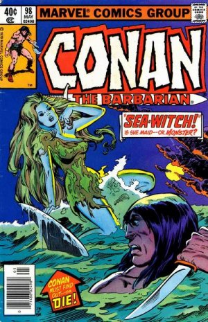 couverture, jaquette Conan Le Barbare 98  - Sea-Woman!Issues V1 (1970 - 1993) (Marvel) Comics