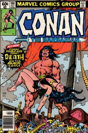 couverture, jaquette Conan Le Barbare 100  - Death On The Black Coast!Issues V1 (1970 - 1993) (Marvel) Comics
