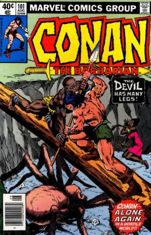 couverture, jaquette Conan Le Barbare 101  - The Devil Has Many Legs!Issues V1 (1970 - 1993) (Marvel) Comics
