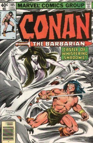 couverture, jaquette Conan Le Barbare 105  - Whispering ShadowsIssues V1 (1970 - 1993) (Marvel) Comics