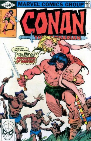 couverture, jaquette Conan Le Barbare 108  - The Moon-Eaters of Darfar!Issues V1 (1970 - 1993) (Marvel) Comics
