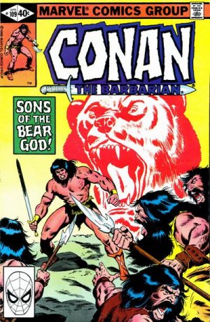 couverture, jaquette Conan Le Barbare 109  - Sons of the Bear God!Issues V1 (1970 - 1993) (Marvel) Comics