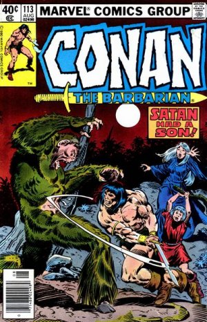 couverture, jaquette Conan Le Barbare 113  - A Devil in the Family!Issues V1 (1970 - 1993) (Marvel) Comics