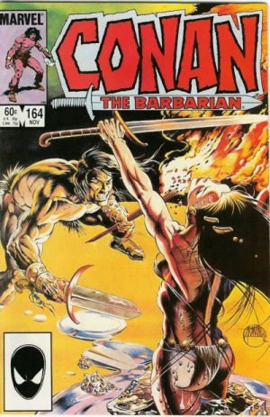 couverture, jaquette Conan Le Barbare 164  - The Jeweled Sword of TemIssues V1 (1970 - 1993) (Marvel) Comics