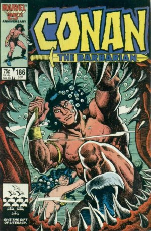 couverture, jaquette Conan Le Barbare 186  - The Crimson BrotherhoodIssues V1 (1970 - 1993) (Marvel) Comics