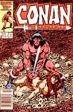 couverture, jaquette Conan Le Barbare 187  - ResurrectionIssues V1 (1970 - 1993) (Marvel) Comics