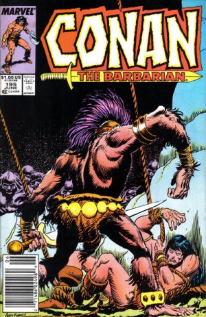 couverture, jaquette Conan Le Barbare 195  - Blood of AgesIssues V1 (1970 - 1993) (Marvel) Comics