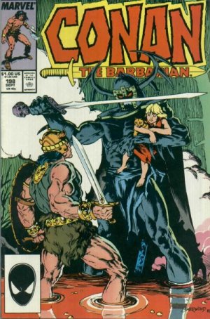 couverture, jaquette Conan Le Barbare 198  - The RiverIssues V1 (1970 - 1993) (Marvel) Comics