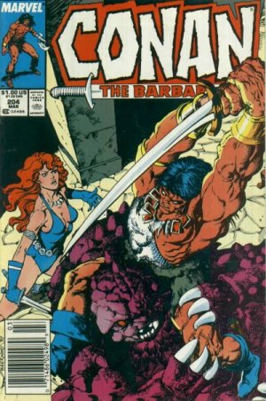 couverture, jaquette Conan Le Barbare 204  - Goblin!Issues V1 (1970 - 1993) (Marvel) Comics