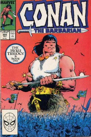 couverture, jaquette Conan Le Barbare 206  - The Heku Trilogy Book 1: Sands upon the EarthIssues V1 (1970 - 1993) (Marvel) Comics
