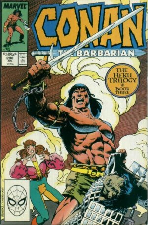 couverture, jaquette Conan Le Barbare 208  - The Heku Trilogy Book 3: TriadIssues V1 (1970 - 1993) (Marvel) Comics
