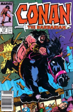 couverture, jaquette Conan Le Barbare 219  - Devil's GateIssues V1 (1970 - 1993) (Marvel) Comics