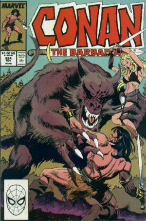 couverture, jaquette Conan Le Barbare 224  - He Who Hungers!Issues V1 (1970 - 1993) (Marvel) Comics