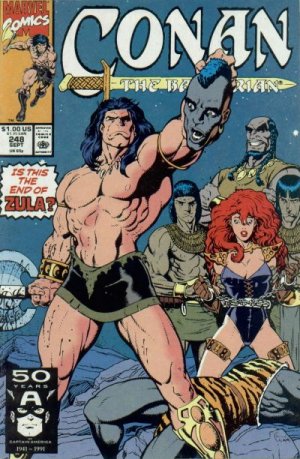 couverture, jaquette Conan Le Barbare 248  - The Peril and the ProphecyIssues V1 (1970 - 1993) (Marvel) Comics