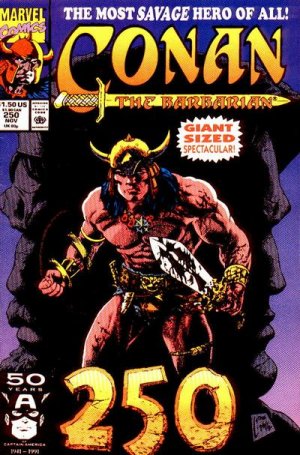 couverture, jaquette Conan Le Barbare 250  - Chaos Beneath KuthchemesIssues V1 (1970 - 1993) (Marvel) Comics
