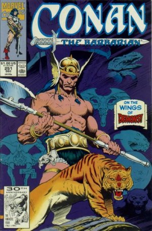couverture, jaquette Conan Le Barbare 251  - On the Wings of DemonsIssues V1 (1970 - 1993) (Marvel) Comics