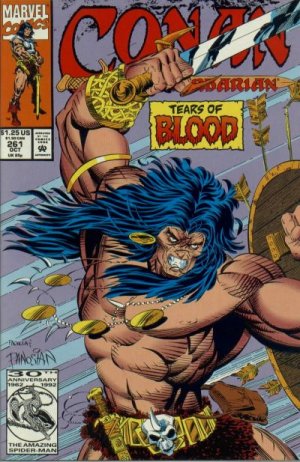 couverture, jaquette Conan Le Barbare 261  - Scarlet TearsIssues V1 (1970 - 1993) (Marvel) Comics