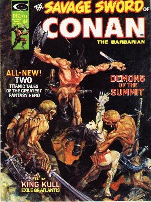 The Savage Sword of Conan # 3 Magazines (1974 - 1995)