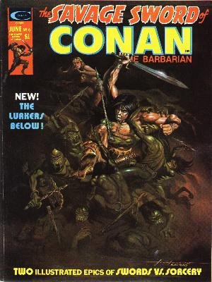 The Savage Sword of Conan # 6 Magazines (1974 - 1995)